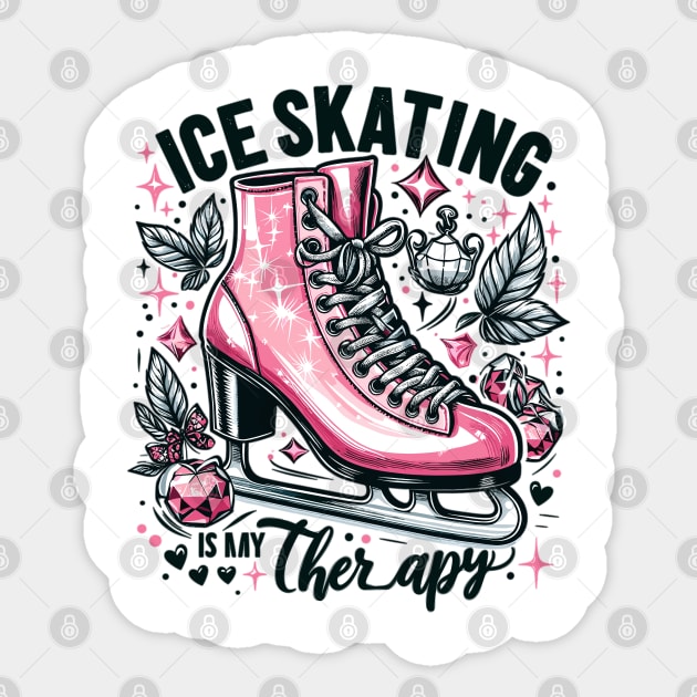 Ice Skating Sticker by Vehicles-Art